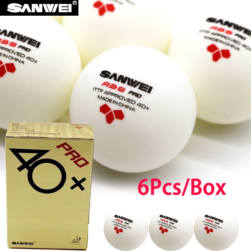 Table Tennis Olympics - SANWEI ABS PRO 3-Star 40+ Bolas